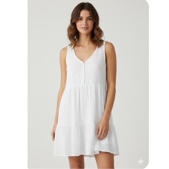 4Our Dreamers Dresses & Skirts - Embroidered Gauze Cotton Summer Dress